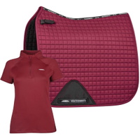 Damen Prime Kurzarm-Top & Prime Dressurschabracke Im Paket